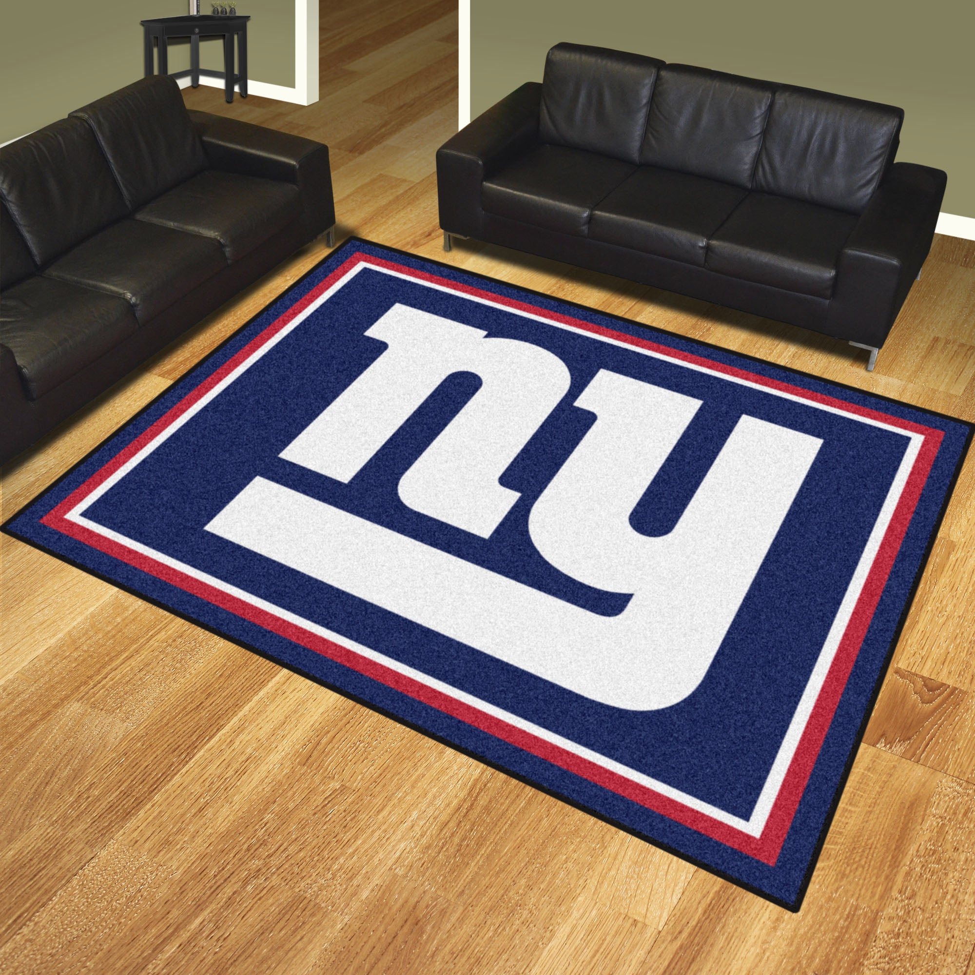 New York Giants 8ft. x 10 ft. Plush Area Rug - New York Giants