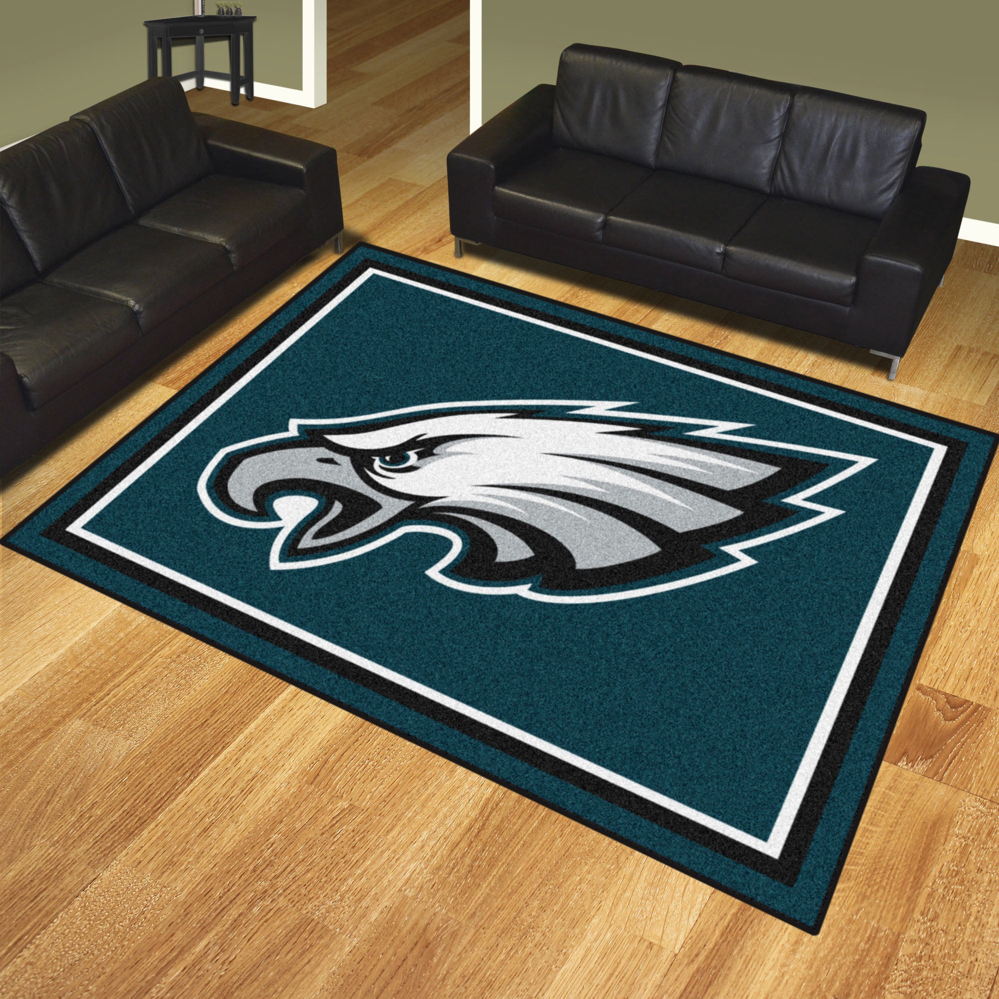 Philadelphia Eagles 8ft. x 10 ft. Plush Area Rug