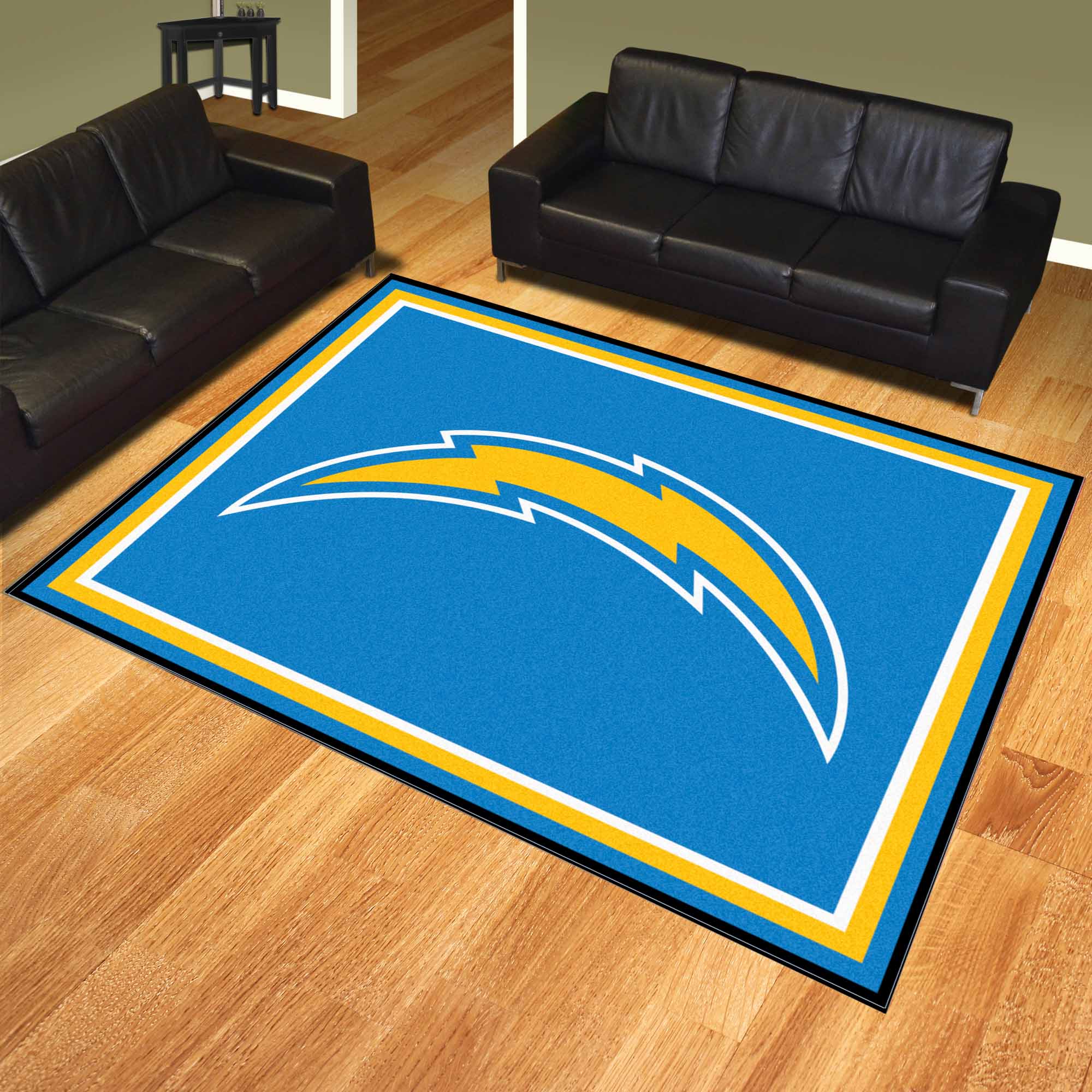 Los Angeles Chargers 8ft. x 10 ft. Plush Area Rug