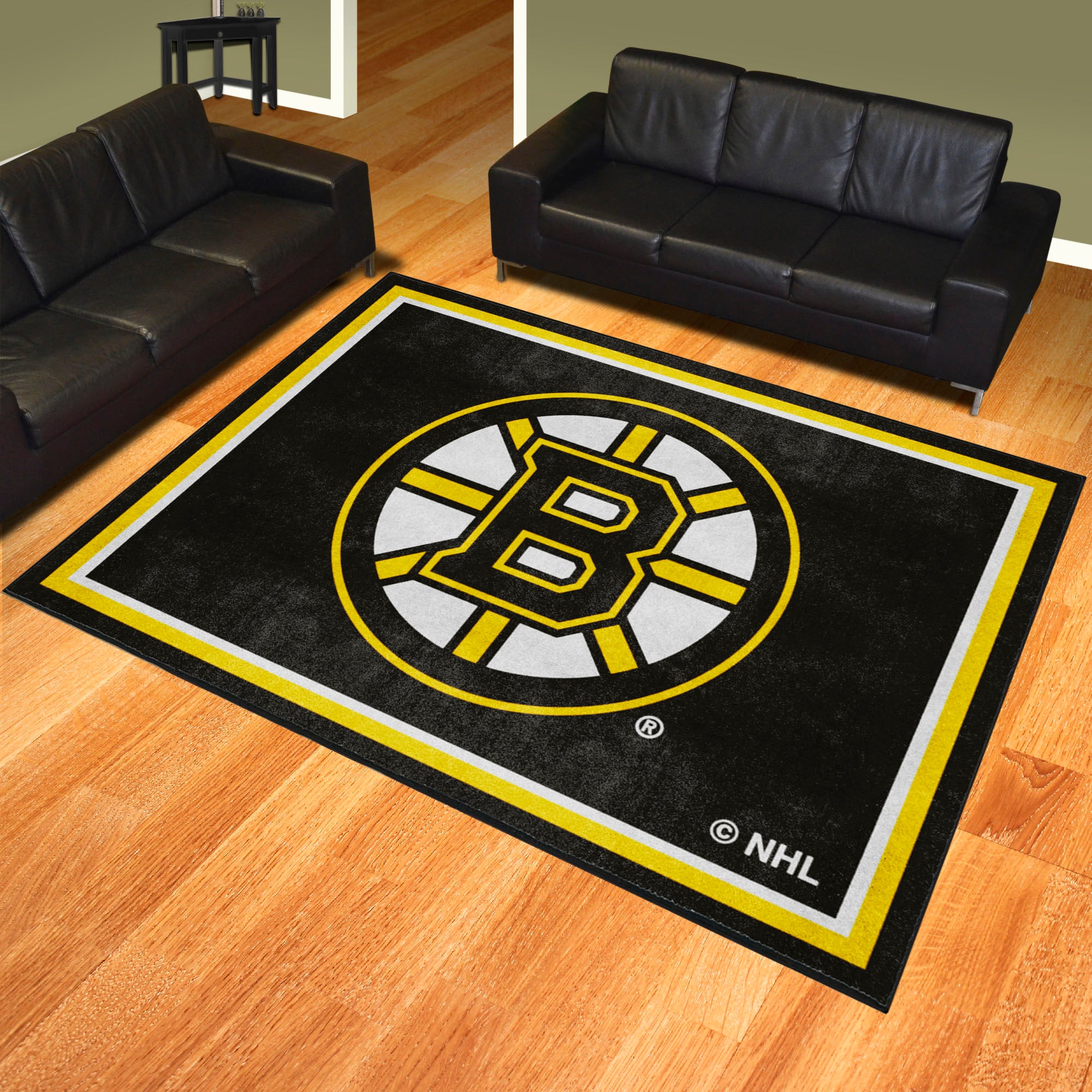 Boston Bruins Bruins 8ft. x 10 ft. Plush Area Rug