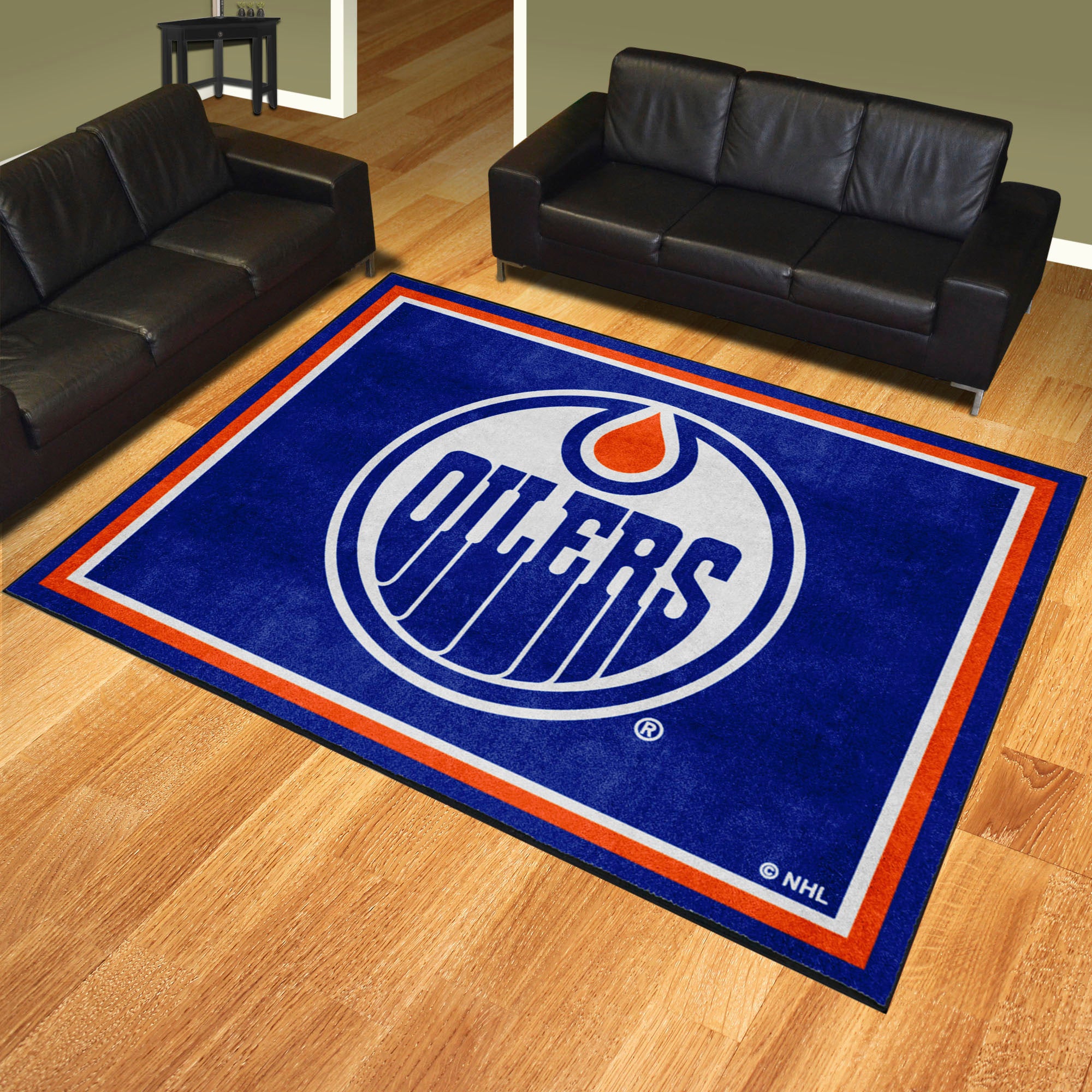 Edmonton Oilers Oilers 8ft. x 10 ft. Plush Area Rug