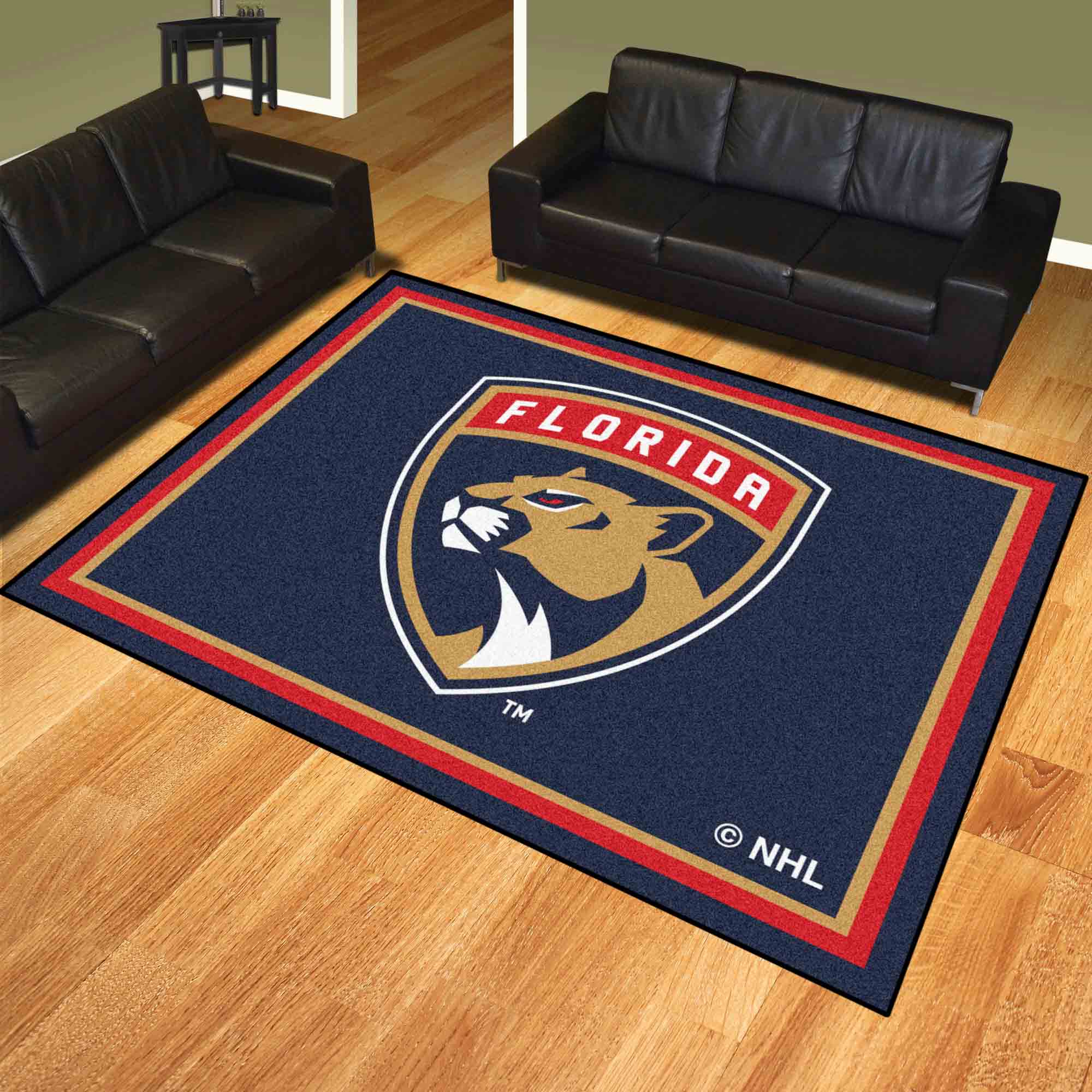 Florida Panthers 8ft. x 10 ft. Plush Area Rug