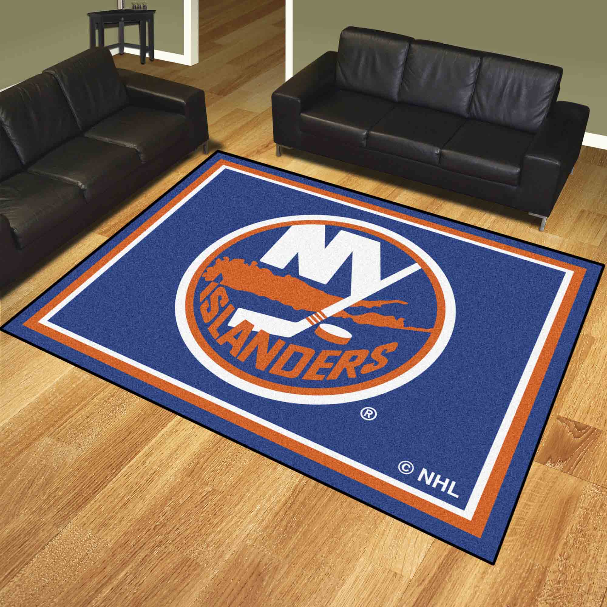 New York Islanders 8ft. x 10 ft. Plush Area Rug - New York Islanders