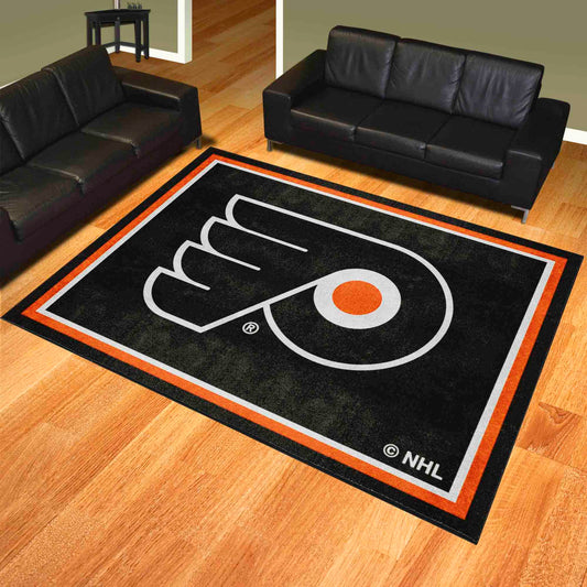 Philadelphia Flyers 8ft. x 10 ft. Plush Area Rug