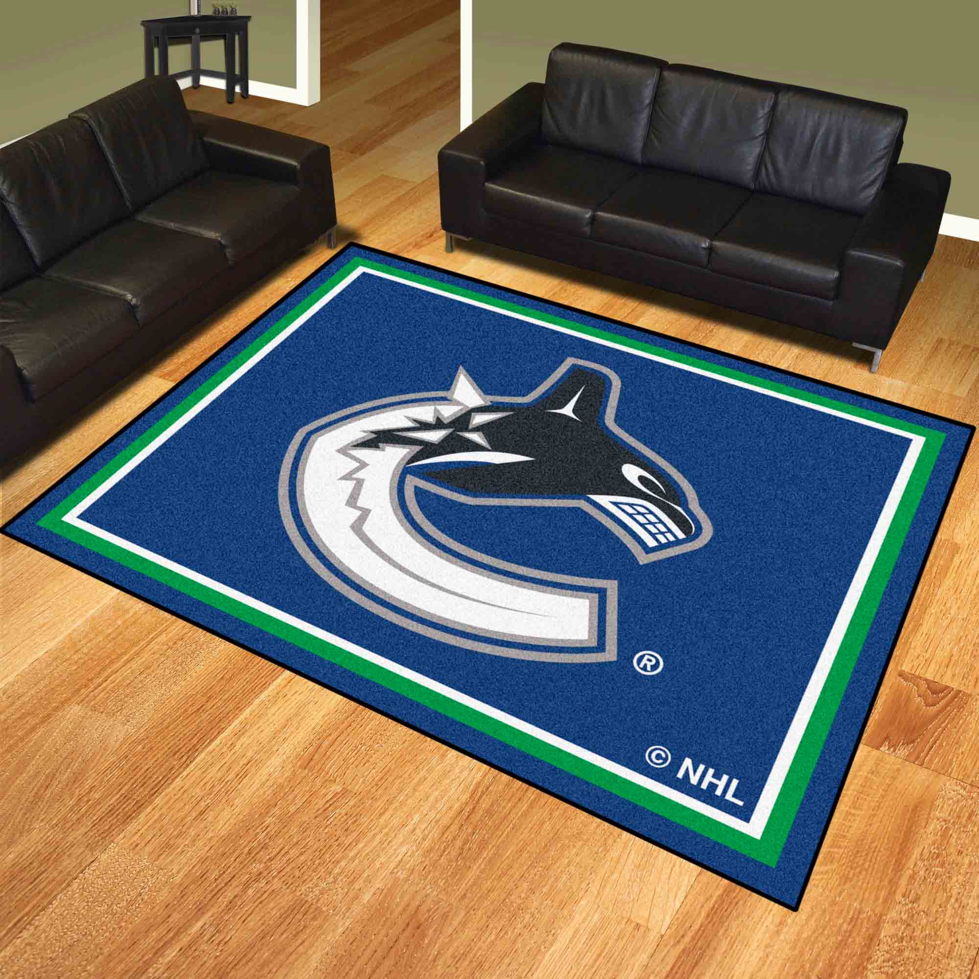 Vancouver Canucks 8ft. x 10 ft. Plush Area Rug