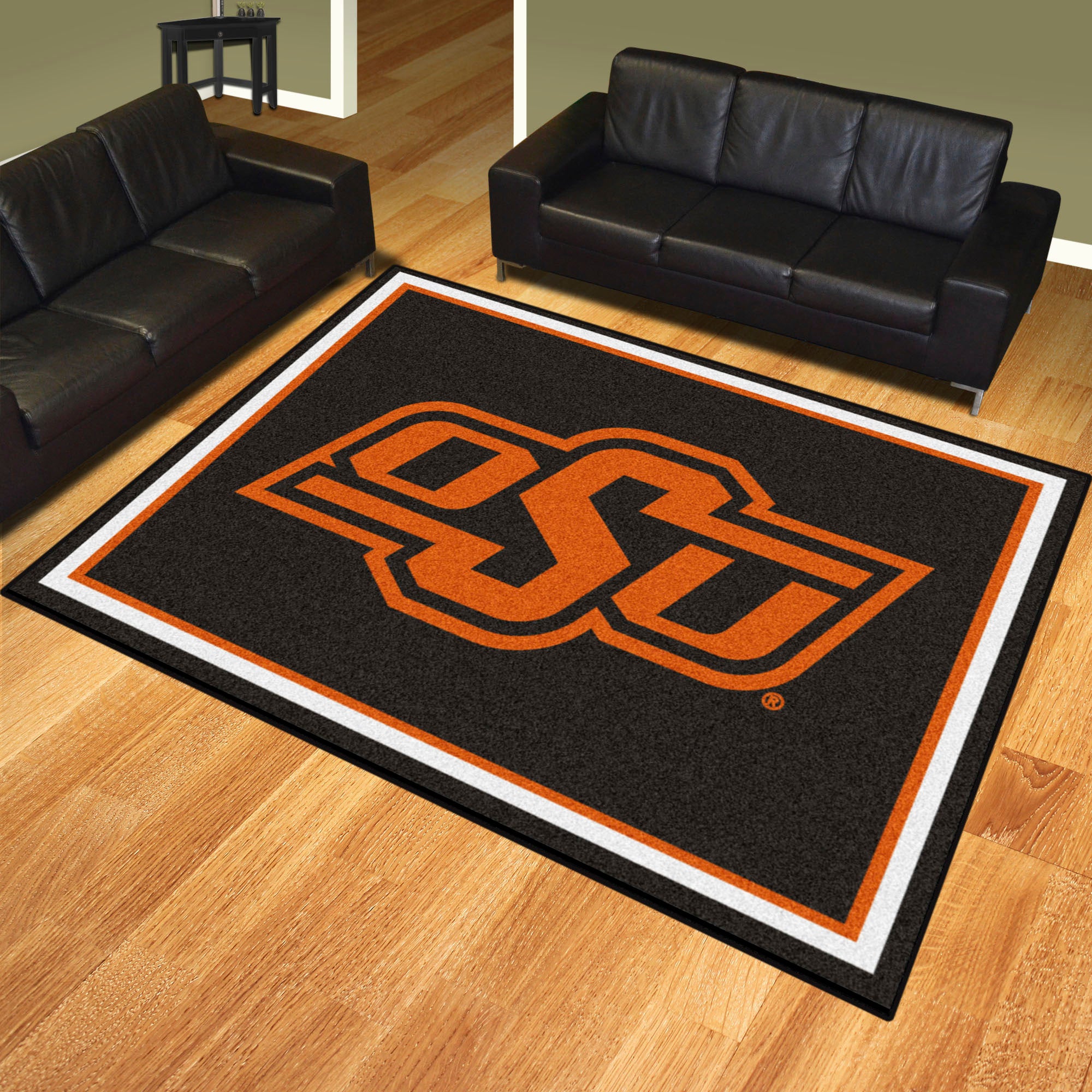 Oklahoma State Cowboys 8ft. x 10 ft. Plush Area Rug - Oklahoma State