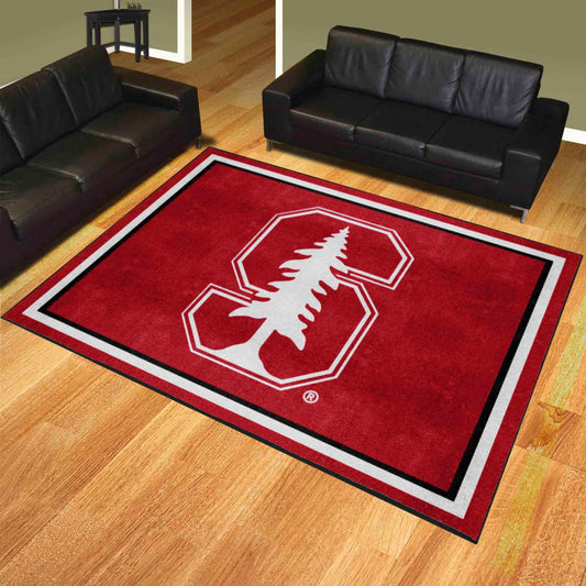 Stanford Cardinal 8ft. x 10 ft. Plush Area Rug