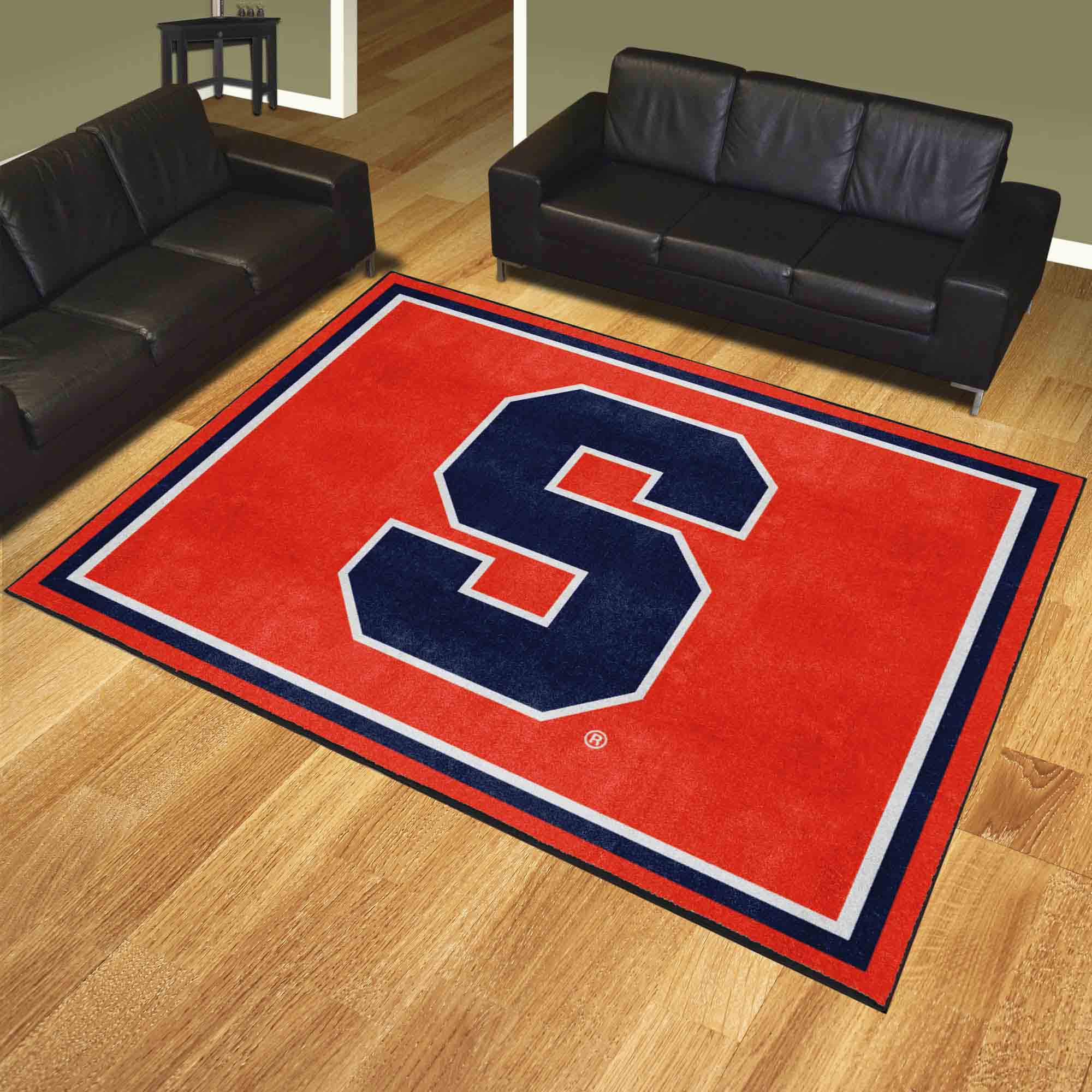 Syracuse Orange 8ft. x 10 ft. Plush Area Rug