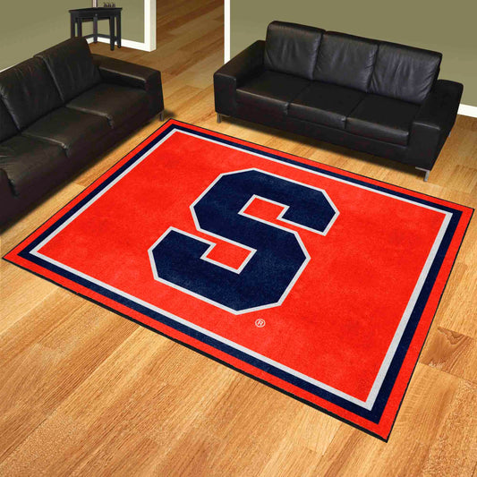 Syracuse Orange 8ft. x 10 ft. Plush Area Rug