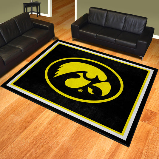 Iowa Hawkeyes 8ft. x 10 ft. Plush Area Rug