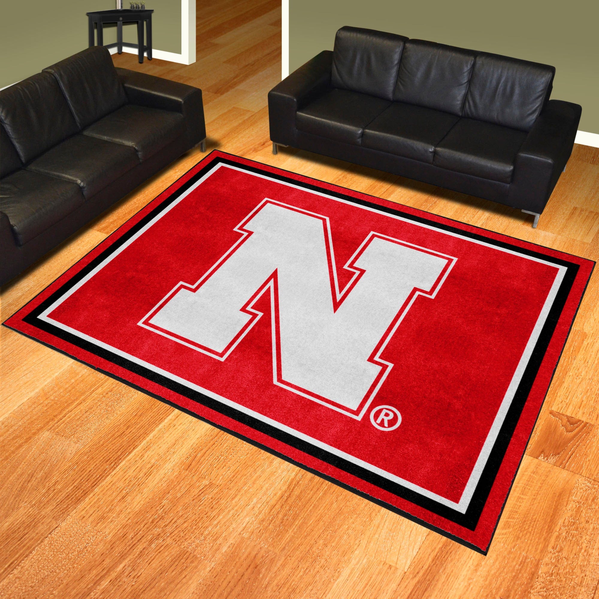 Nebraska Cornhuskers 8ft. x 10 ft. Plush Area Rug - Nebraska