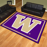 Washington Huskies 8ft. x 10 ft. Plush Area Rug