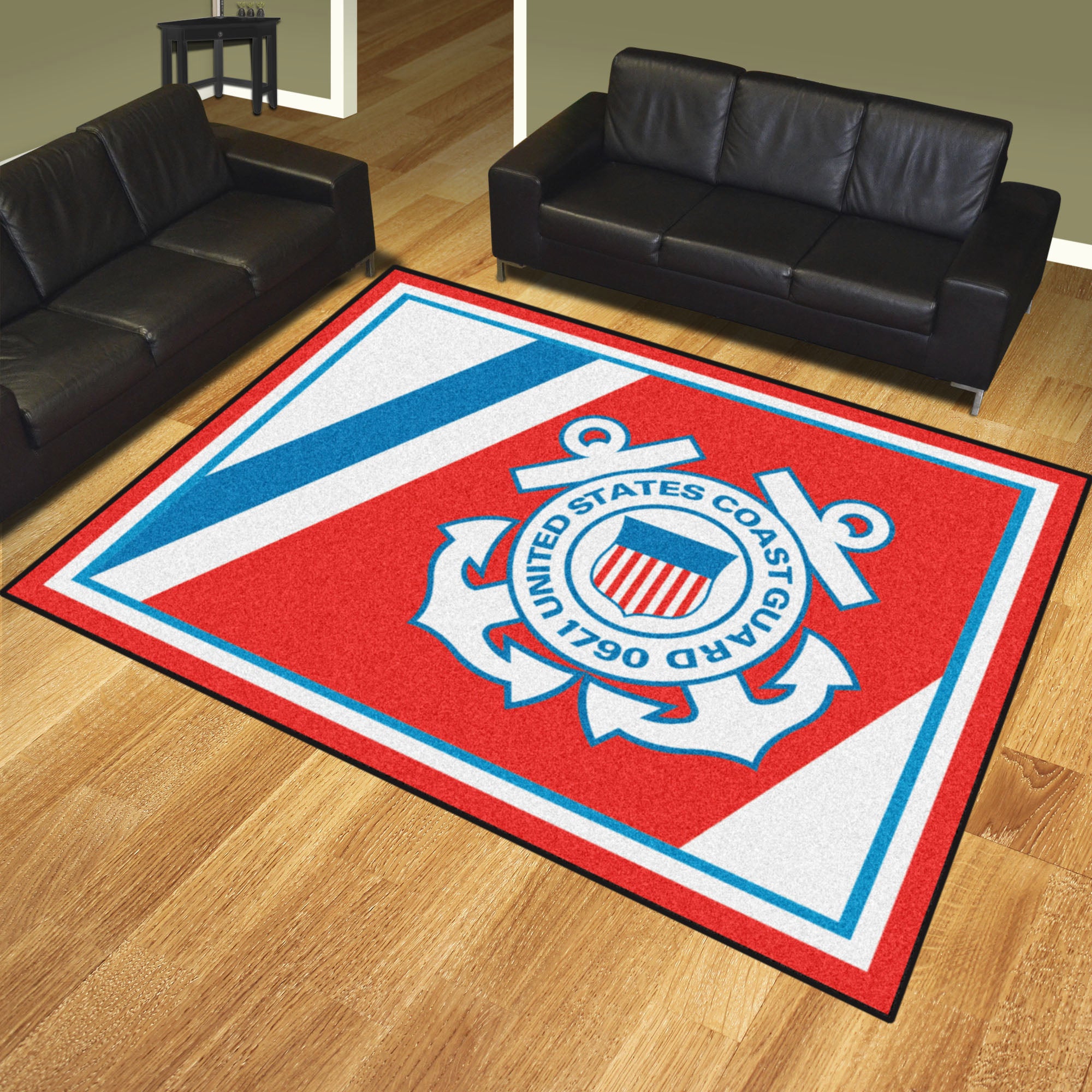 U.S. Coast Guard 8ft. x 10 ft. Plush Area Rug