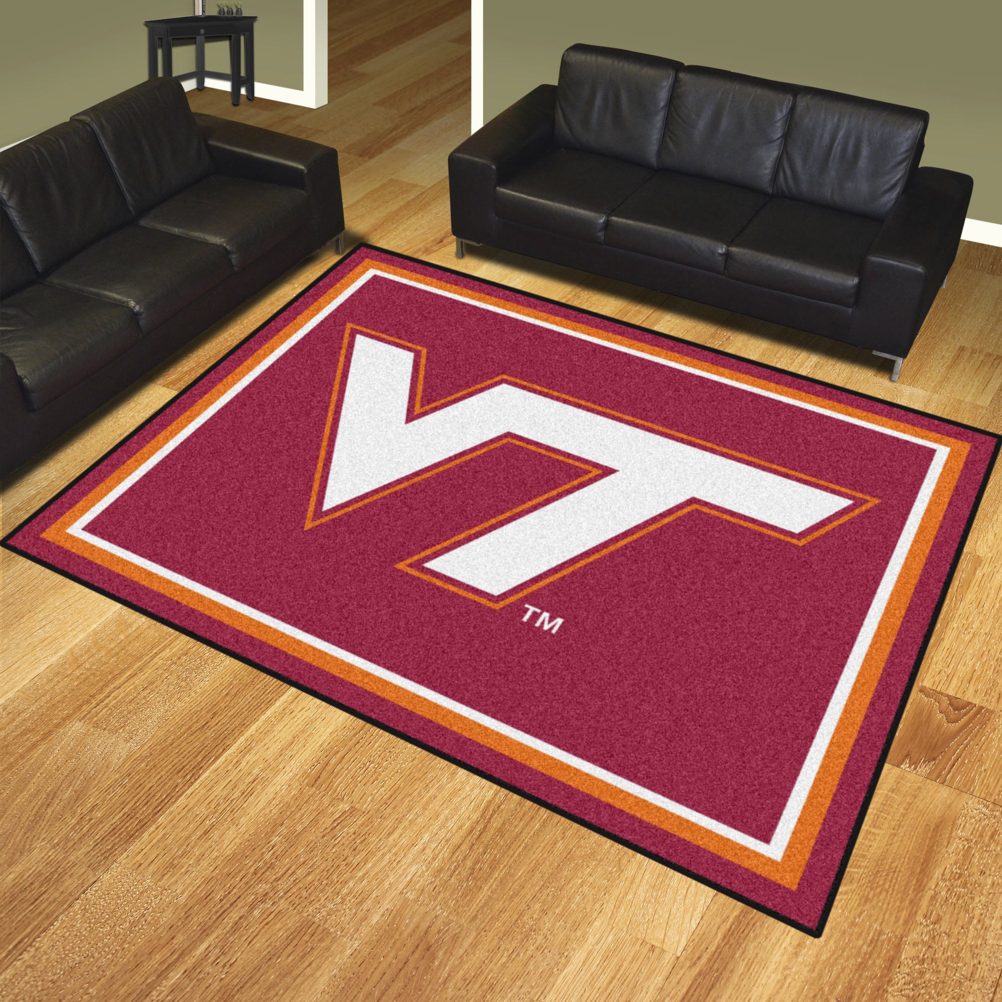 Virginia Tech Hokies 8ft. x 10 ft. Plush Area Rug