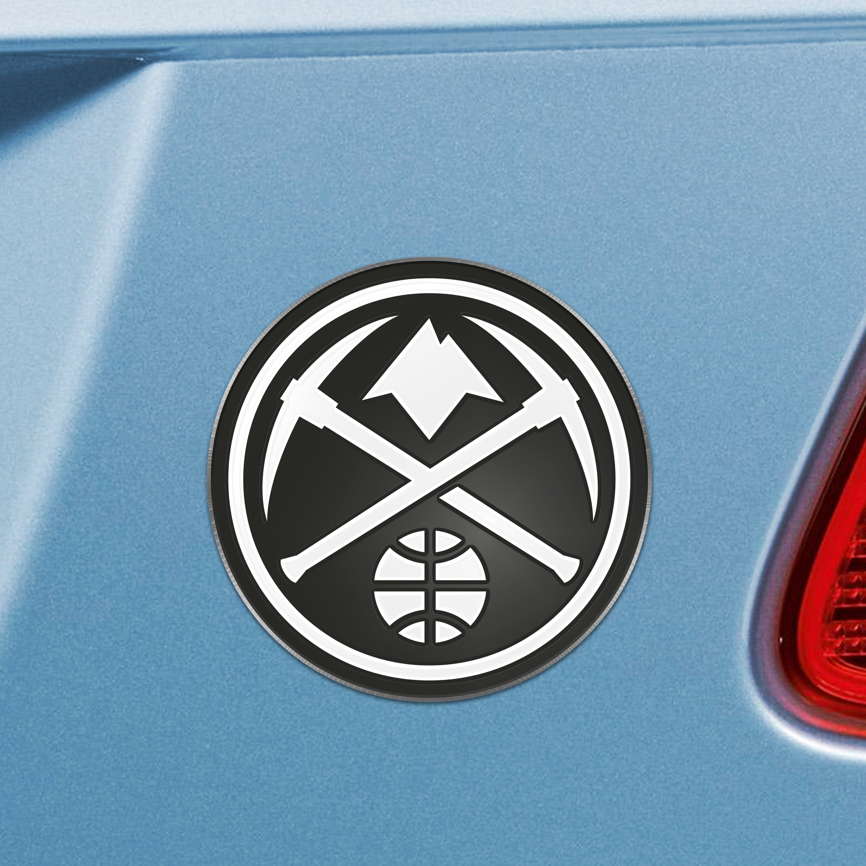 Denver Nuggets 3D Chrome Metal Emblem