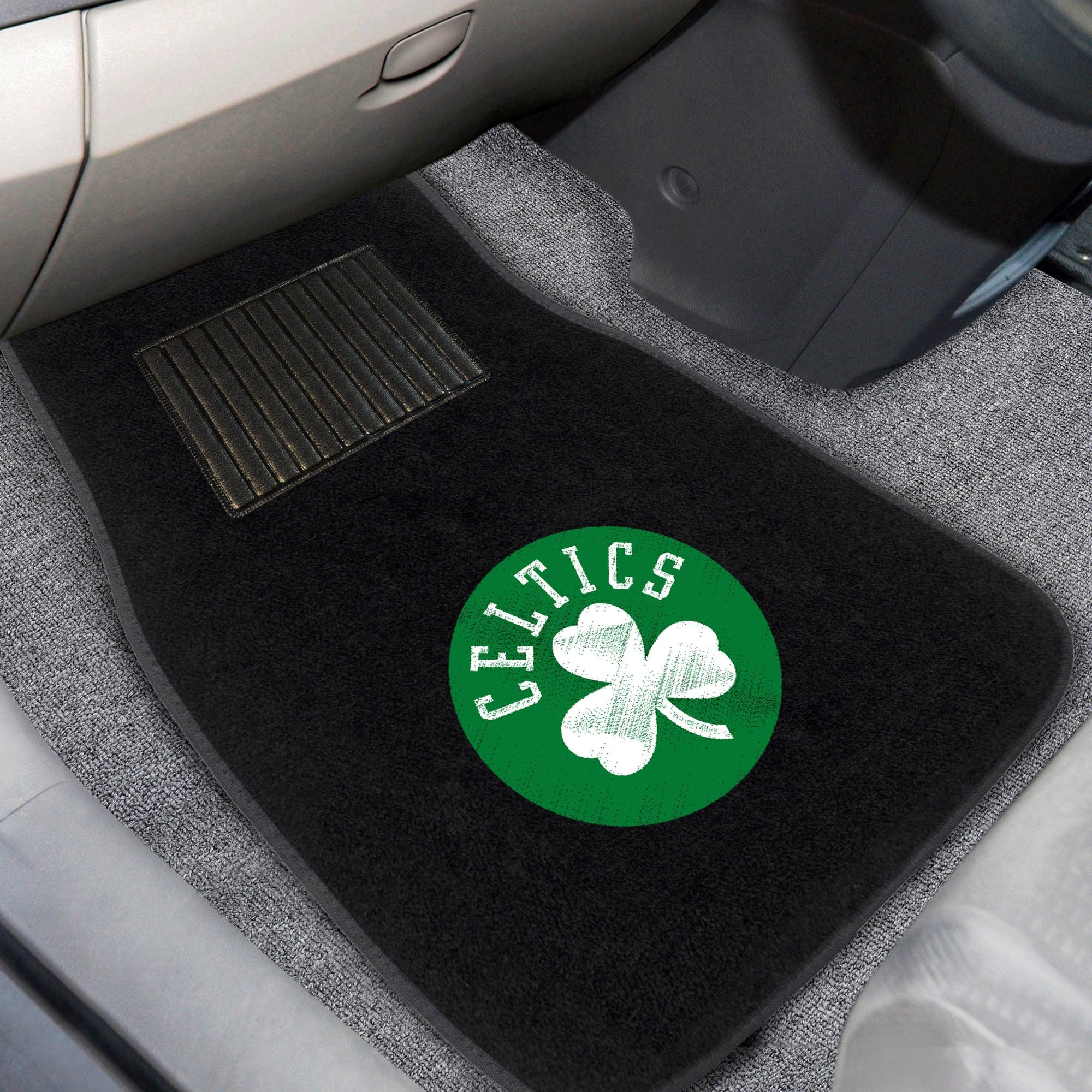 Boston Celtics Embroidered Car Mat Set - 2 Pieces - Boston Celtics