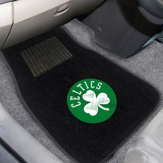 Boston Celtics Embroidered Car Mat Set - 2 Pieces - Boston Celtics