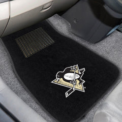 Pittsburgh Penguins Embroidered Car Mat Set - 2 Pieces