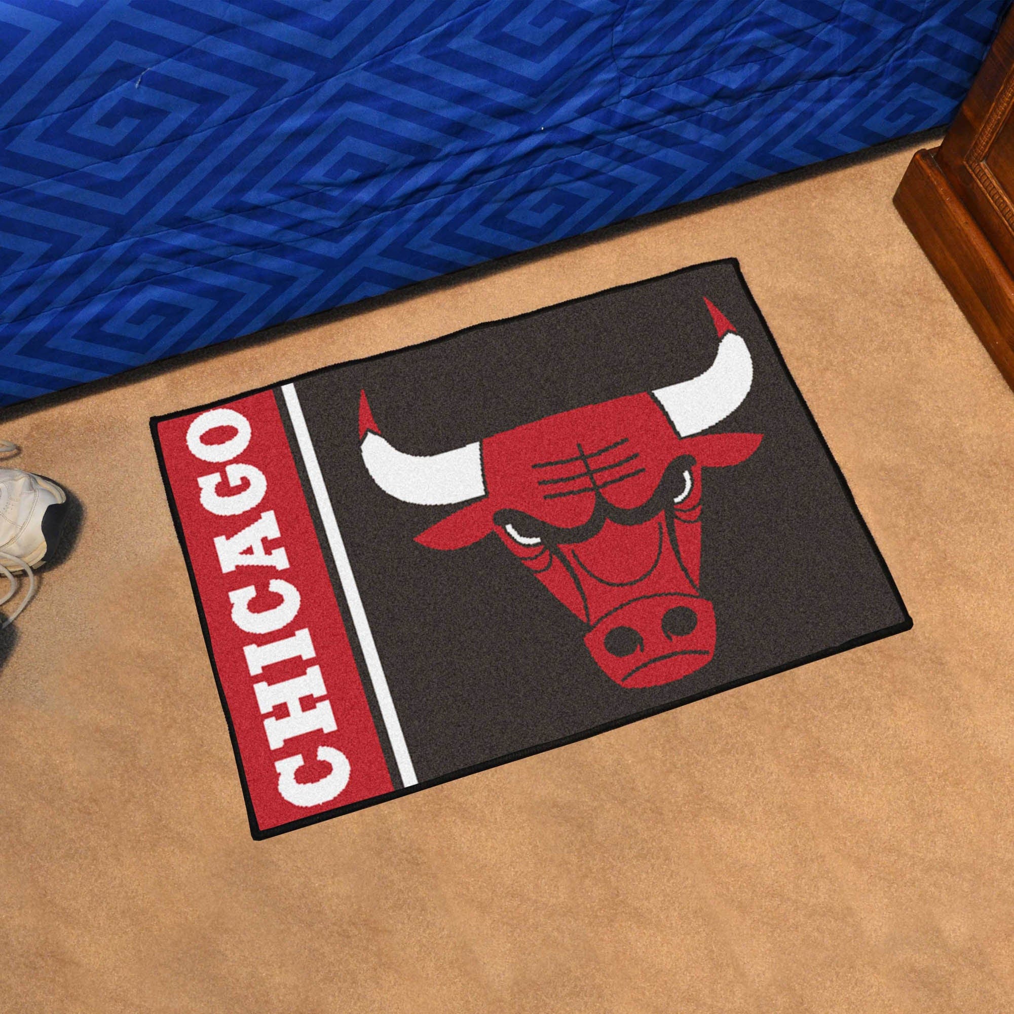 Chicago Bulls Starter Mat Accent Rug - 19in. x 30in. - Chicago Bulls