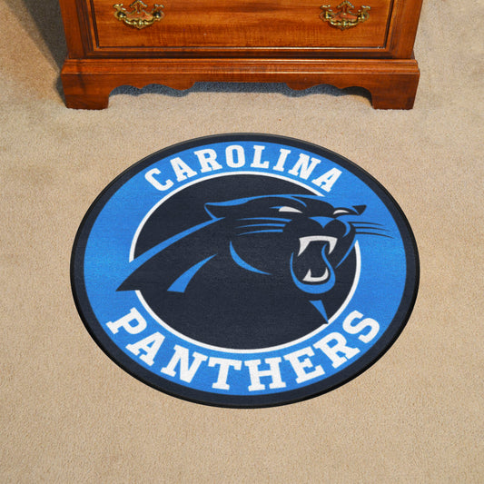 Carolina Panthers Roundel Rug - 27in. Diameter