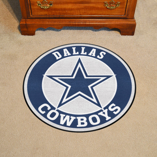 Dallas Cowboys Roundel Rug - 27in. Diameter