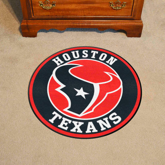 Houston Texans Roundel Rug - 27in. Diameter