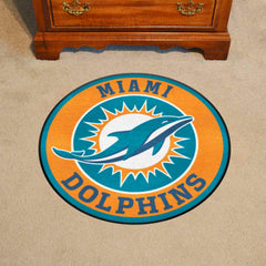 Miami Dolphins Roundel Rug - 27in. Diameter