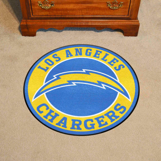 Los Angeles Chargers Roundel Rug - 27in. Diameter