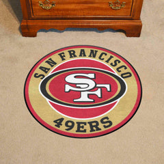 San Francisco 49ers Roundel Rug - 27in. Diameter