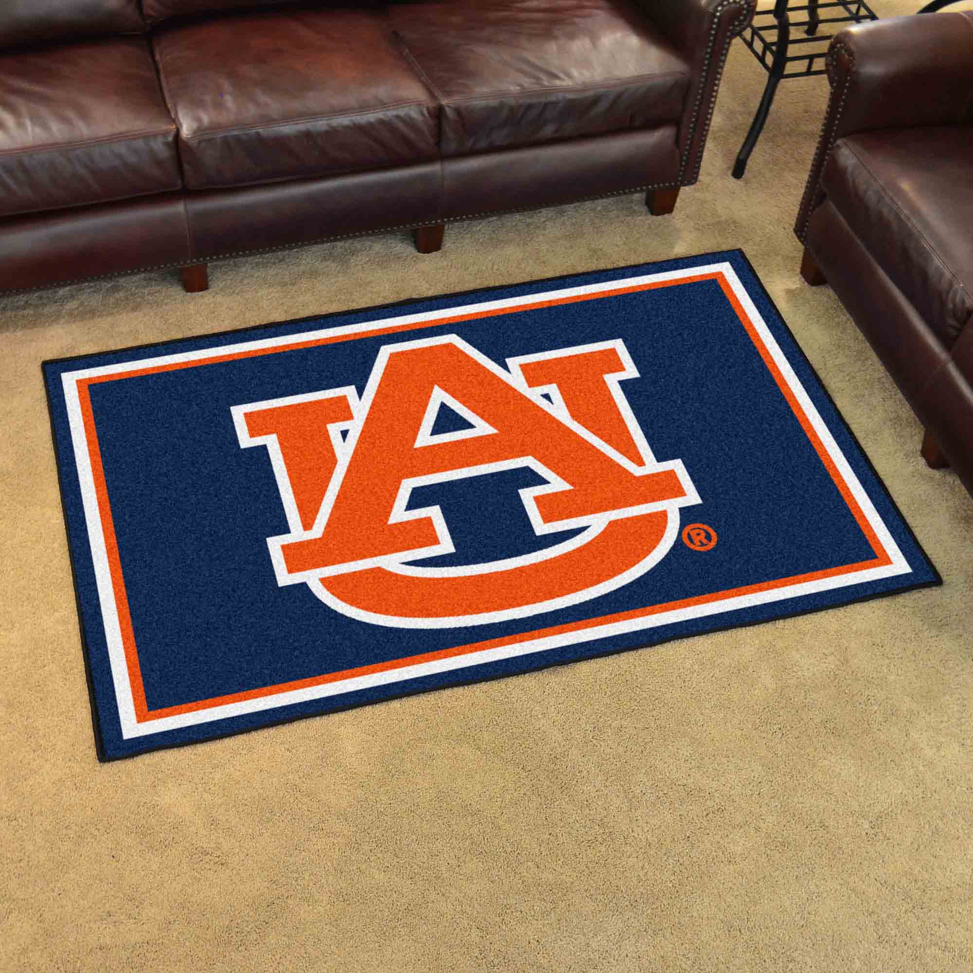 Auburn Tigers 4ft. x 6ft. Plush Area Rug, AU