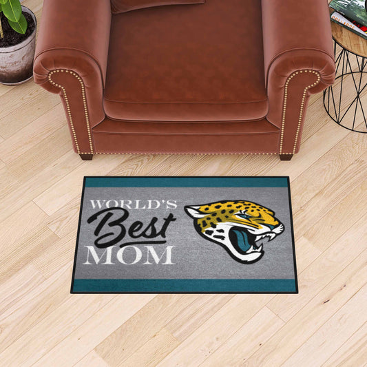 Jacksonville Jaguars World's Best Mom Starter Mat Accent Rug - 19in. x 30in. - Jacksonville Jaguars