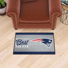 New England Patriots World's Best Mom Starter Mat Accent Rug - 19in. x 30in. - New England Patriots