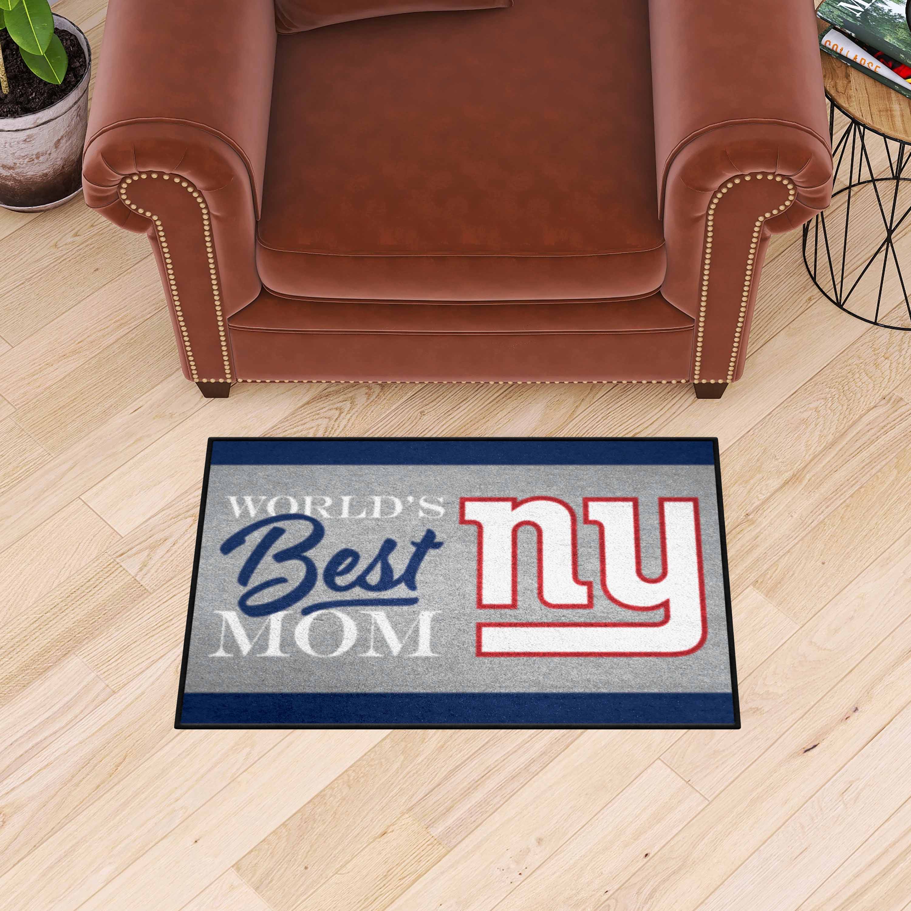 New York Giants World's Best Mom Starter Mat Accent Rug - 19in. x 30in.