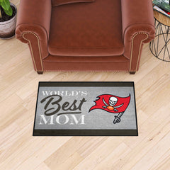 Tampa Bay Buccaneers World's Best Mom Starter Mat Accent Rug - 19in. x 30in.