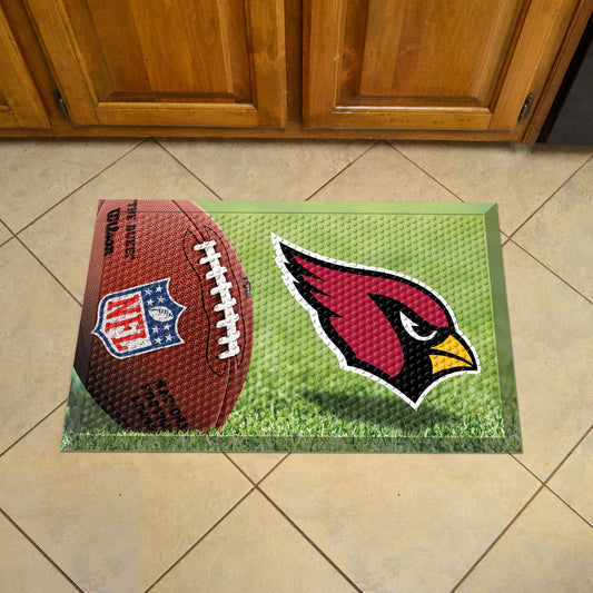 Arizona Cardinals Rubber Scraper Door Mat