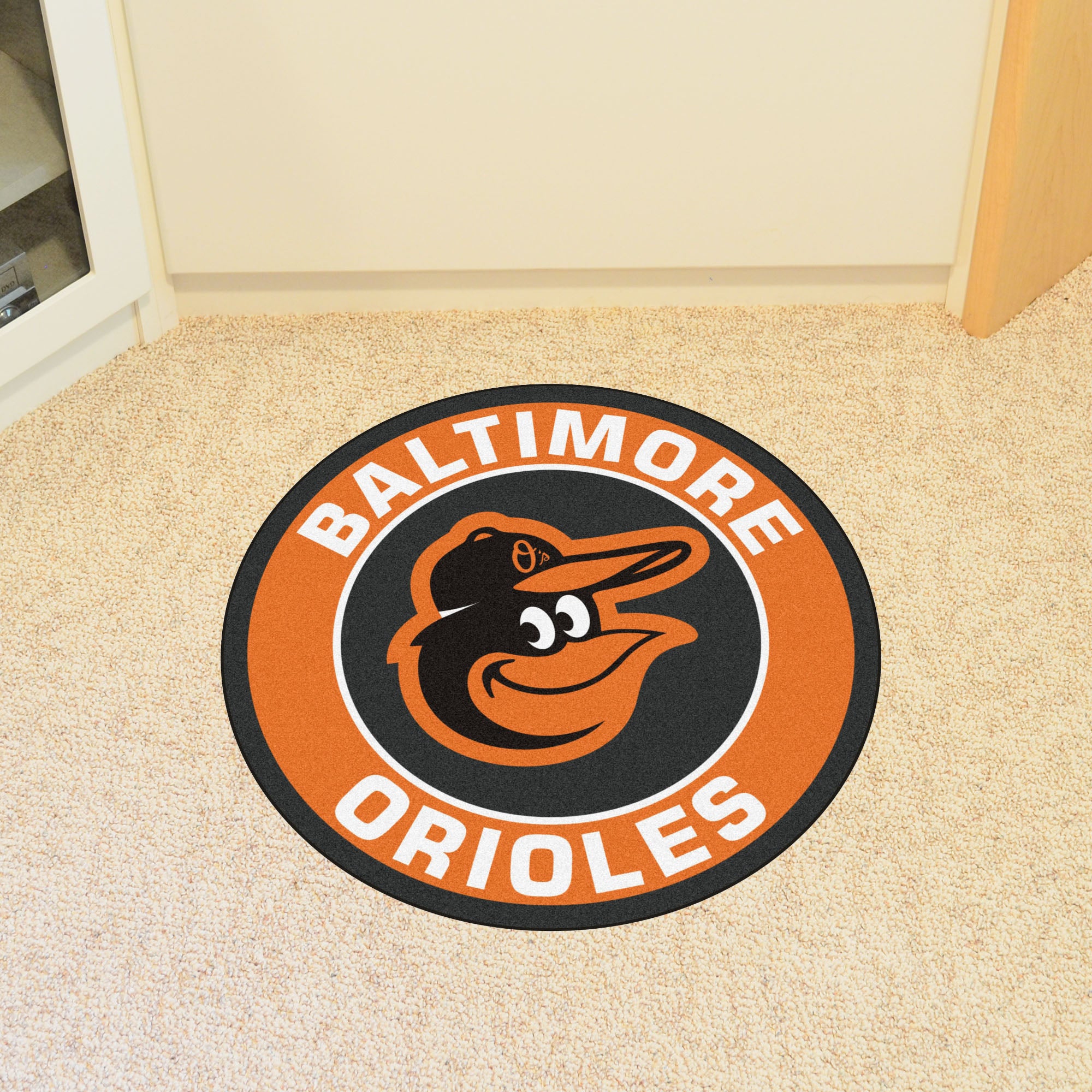 Baltimore Orioles Roundel Rug - 27in. Diameter