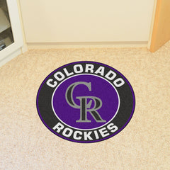 Colorado Rockies Roundel Rug - 27in. Diameter - Colorado Rockies