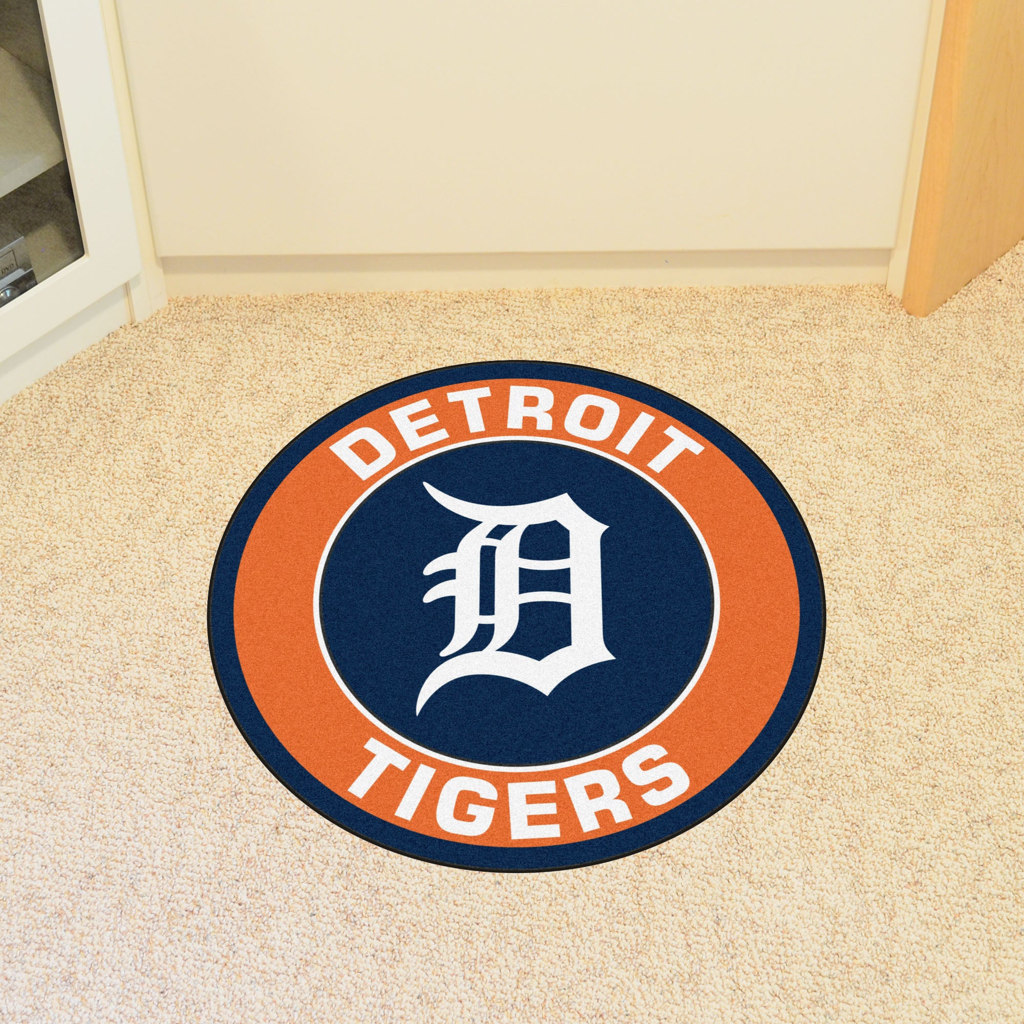 Detroit Tigers Roundel Rug - 27in. Diameter