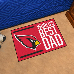 Arizona Cardinals Starter Mat Accent Rug - 19in. x 30in. World's Best Dad Starter Mat