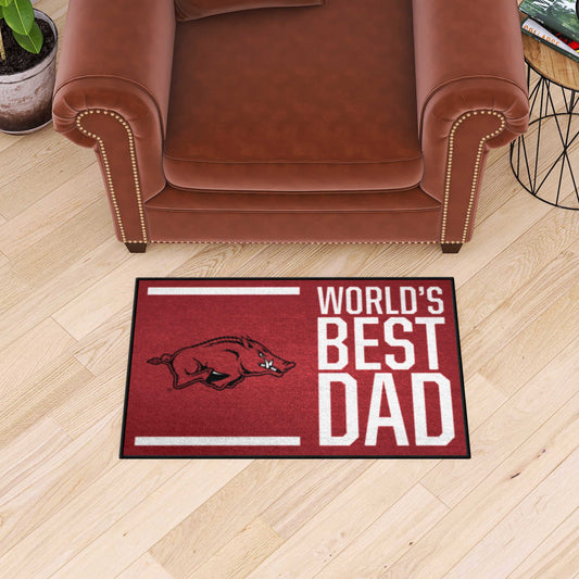 Arkansas Razorbacks Starter Mat Accent Rug - 19in. x 30in.