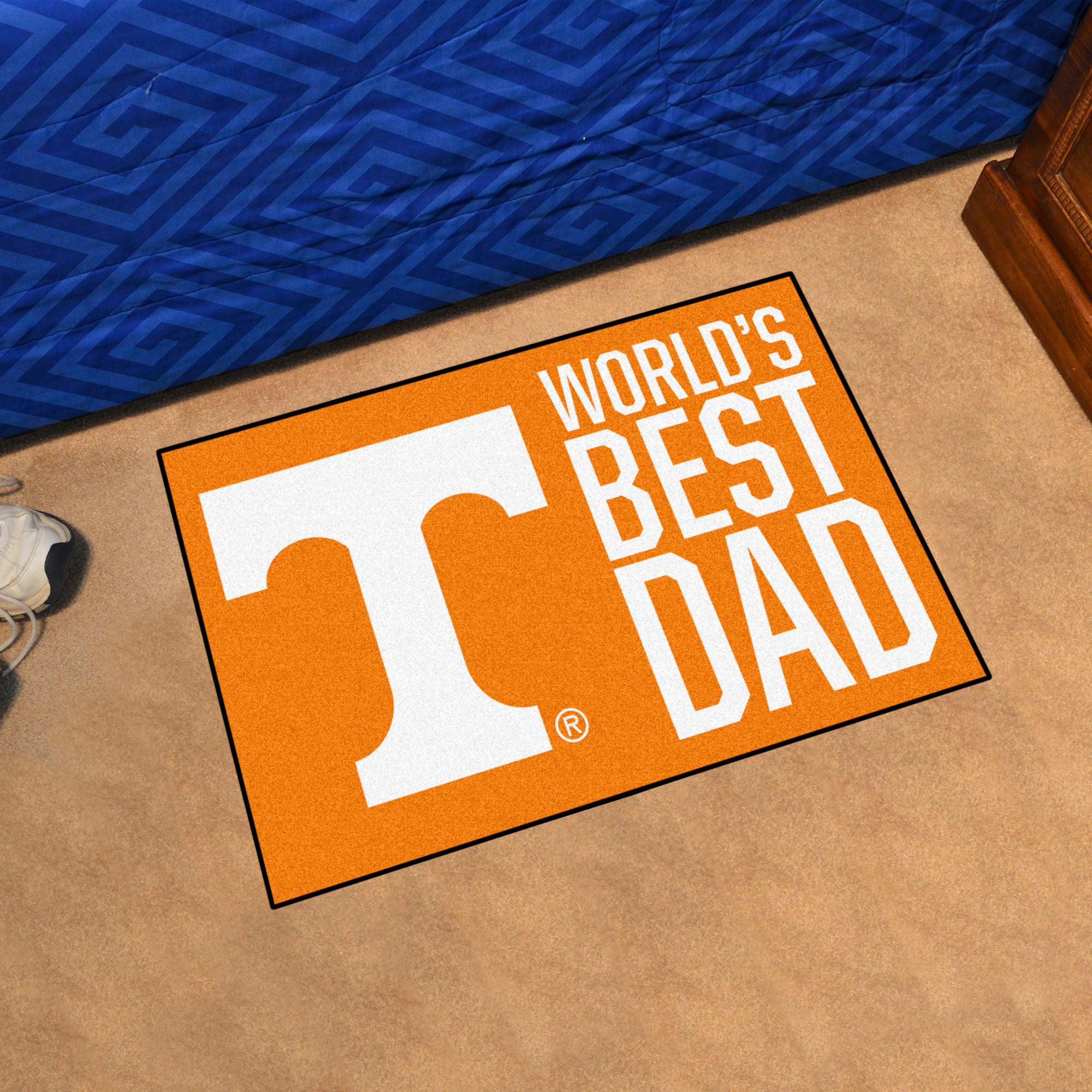 Tennessee Volunteers Starter Mat Accent Rug - 19in. x 30in. World's Best Dad Starter Mat