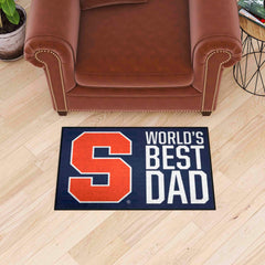 Syracuse Orange Starter Mat Accent Rug - 19in. x 30in. World's Best Dad Starter Mat