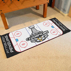 Pittsburgh Penguins Field Runner Mat - 30in. x 72in.