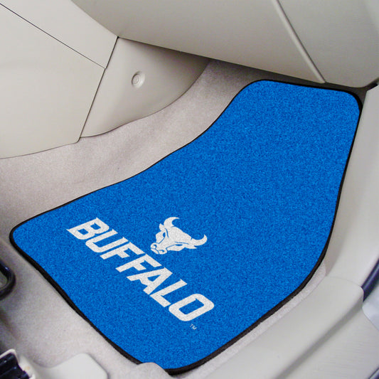 Buffalo Bulls Front Carpet Car Mat Set - 2 Pieces - Buffalo