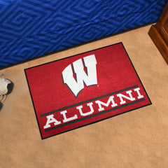 Wisconsin Badgers Starter Mat Accent Rug - 19in. x 30in. Alumni Starter Mat