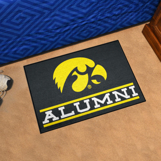 Iowa Hawkeyes Starter Mat Accent Rug - 19in. x 30in. Alumni Starter Mat