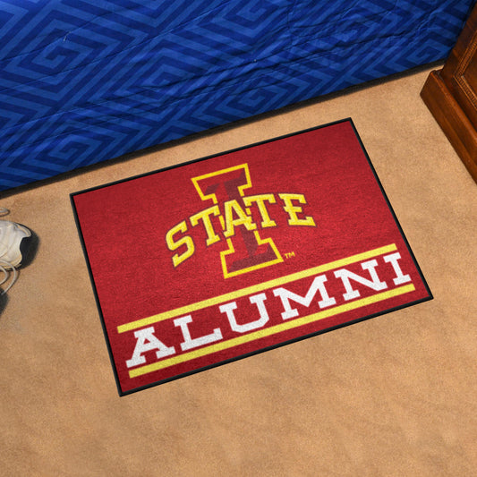 Iowa State Cyclones Starter Mat Accent Rug - 19in. x 30in. Alumni Starter Mat