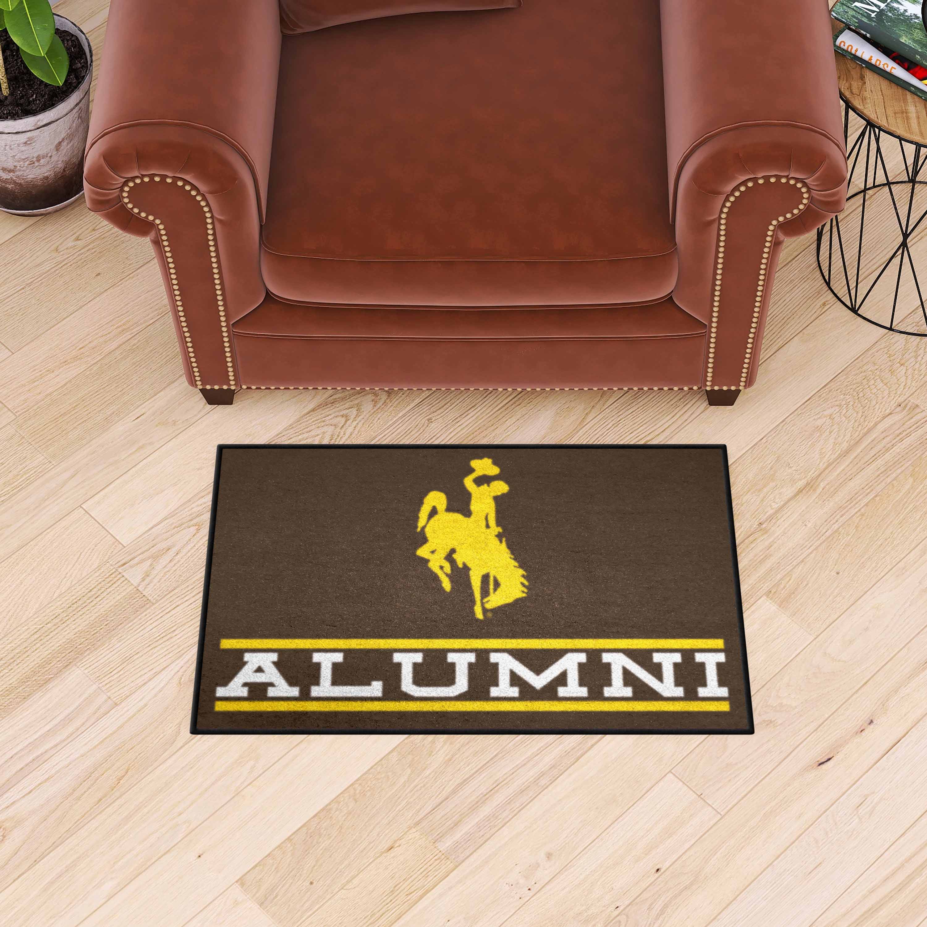 Wyoming Cowboys Starter Mat Accent Rug - 19in. x 30in. Alumni Starter Mat