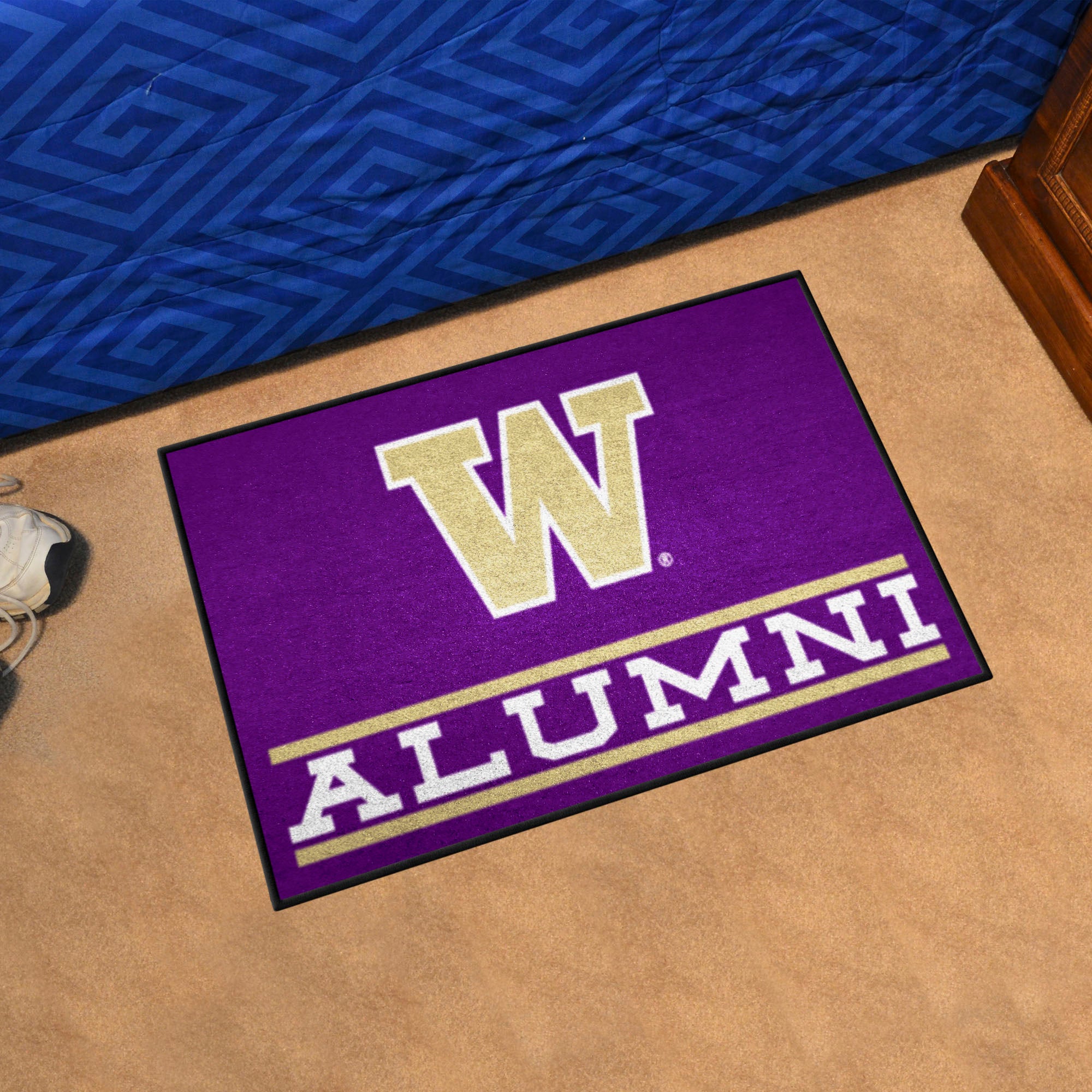 Washington Huskies Starter Mat Accent Rug - 19in. x 30in. Alumni Starter Mat