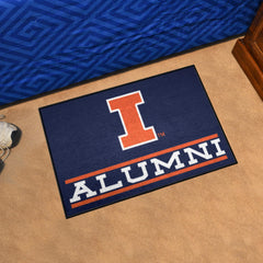 Illinois Illini Starter Mat Accent Rug - 19in. x 30in. Alumni Starter Mat